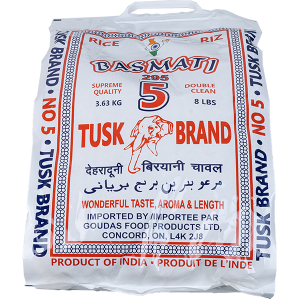 TUSK BRAND NO 5 BASMATI RICE 295